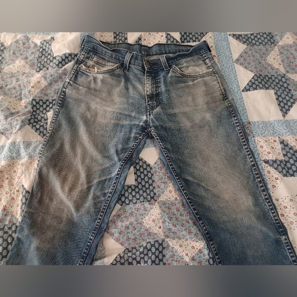 A Levi's 511 Rare Black R Tab Slim Straight Leg Denim Jeans - Picture 5 of 16